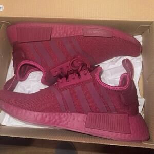 Adidas Womens NMD_R1 Lace Up Sneakers Shoes Casual Cherry Red Size 8.5
